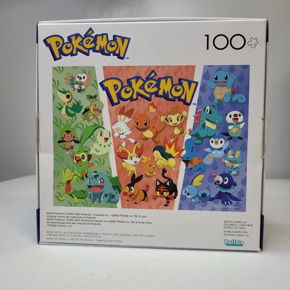 Buffalo Games Pokemon 100 Piece Jigsaw Puzzle‎ 04800 Starters 2020